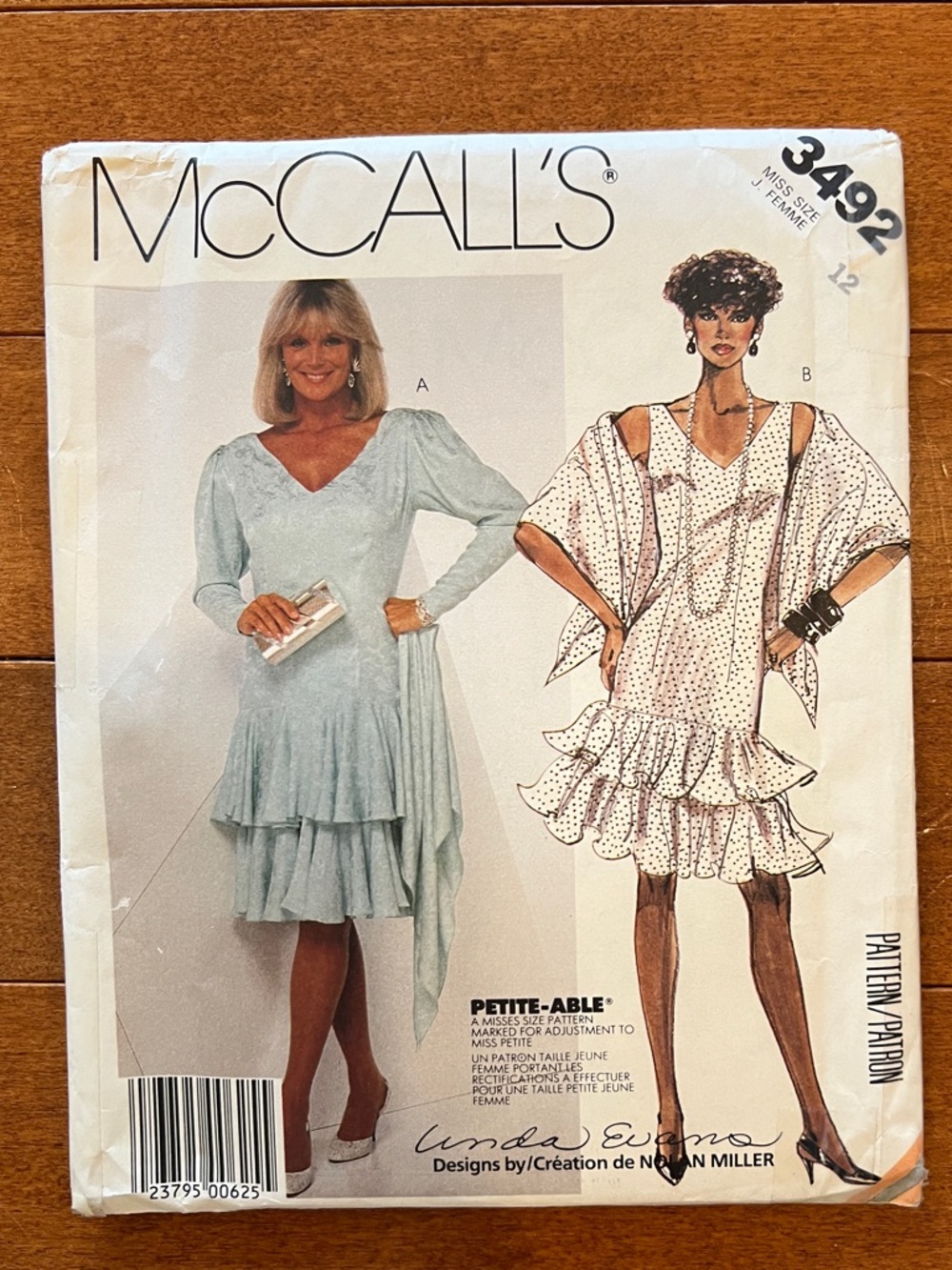 McCall's Women's Ruffled Dress Sewing Pattern 3492